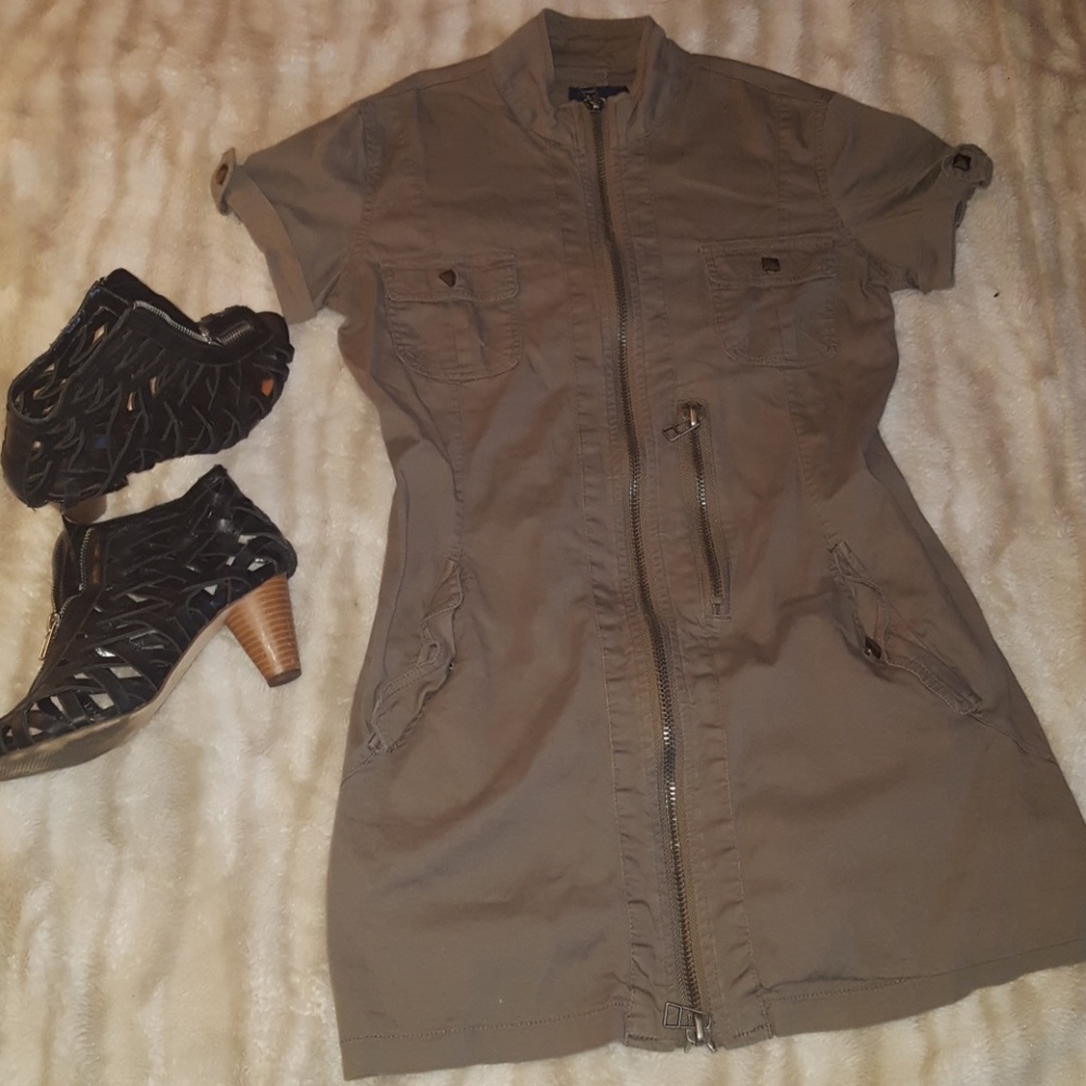 Utility Mini Dress